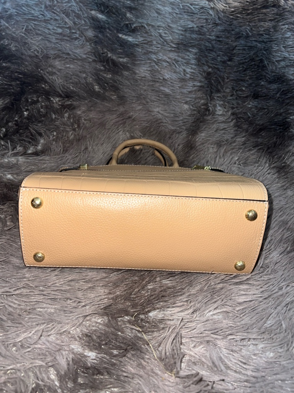 Textured Pattern Convertible Satchel Bag - Picture 4 of 10